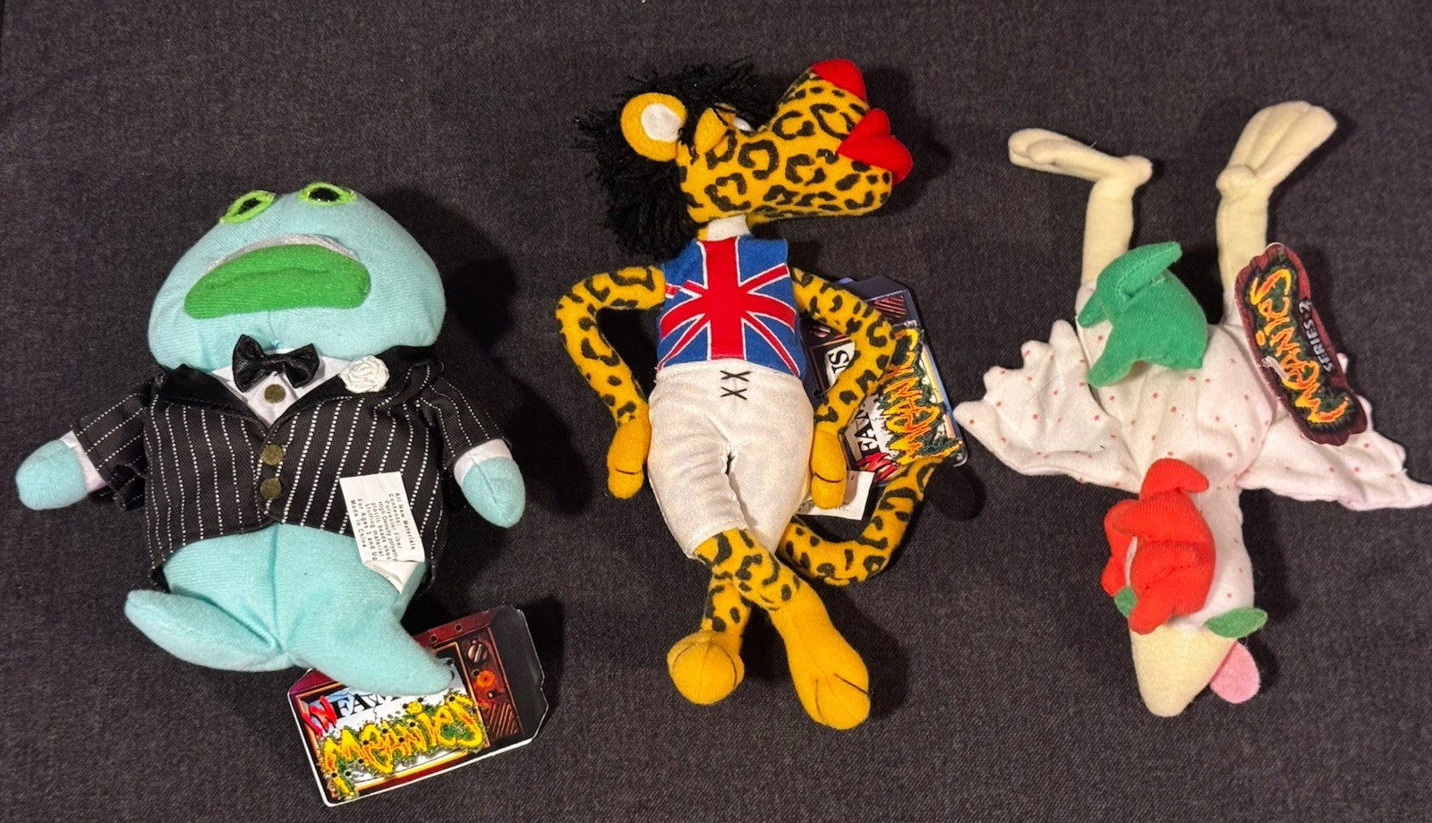 NEW Lot x17 Meanies Stuffed Beanie Plush Series 1 /2/INfamous NWT Rare