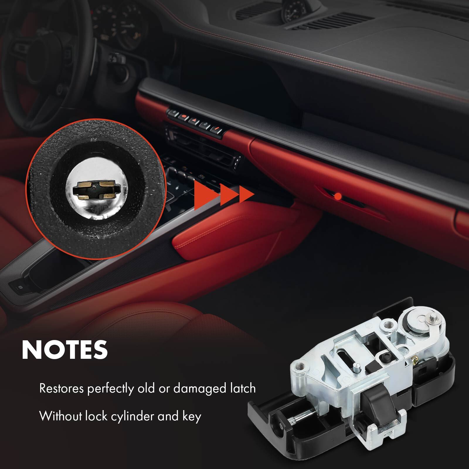 Glove Box Handle Latch for Honda CR-V 2002-2006 Element 2003-2007 Sport Utility