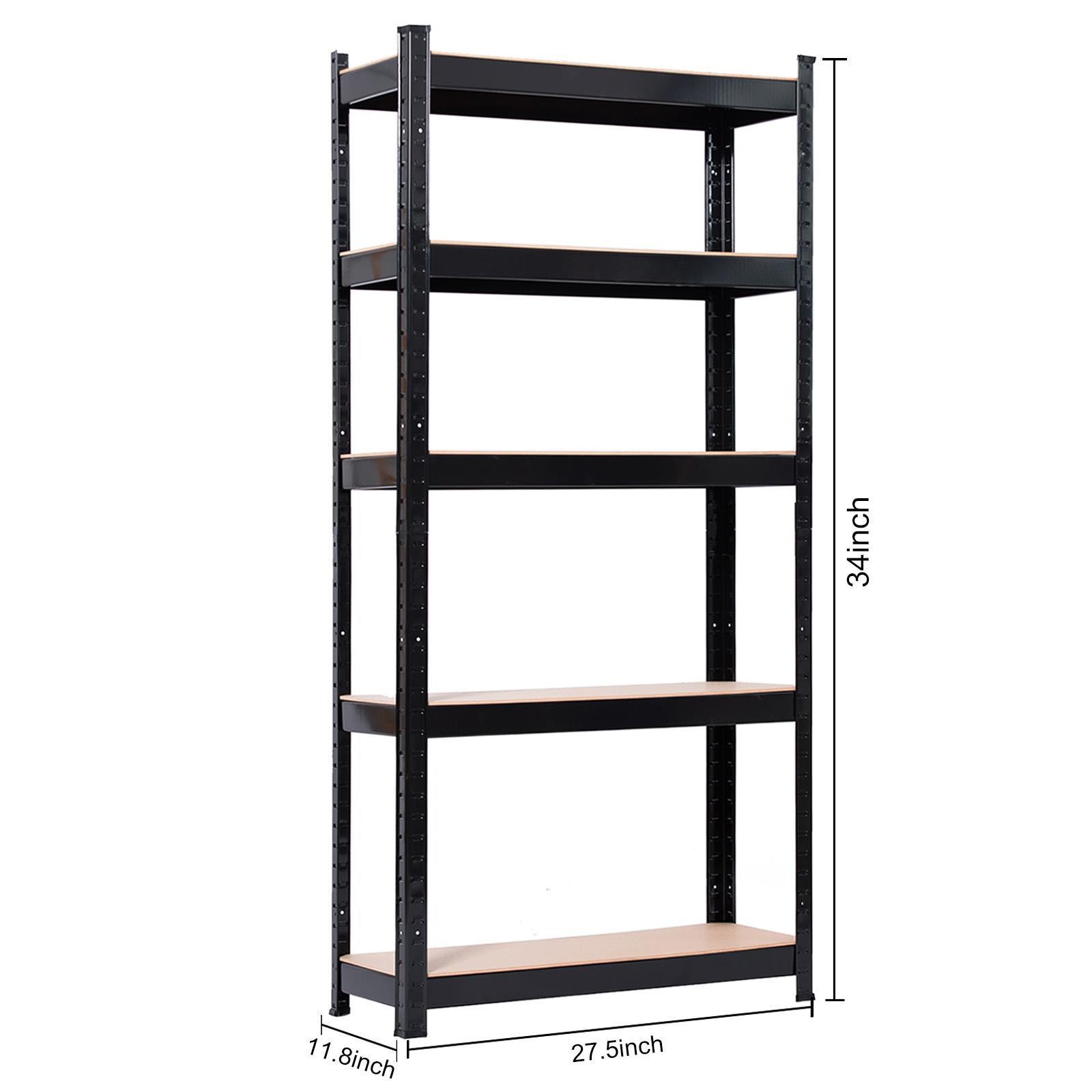 Storage Shelving Unit Garage Storage Rack 5-Tier Adjustable 1653 lbs Load