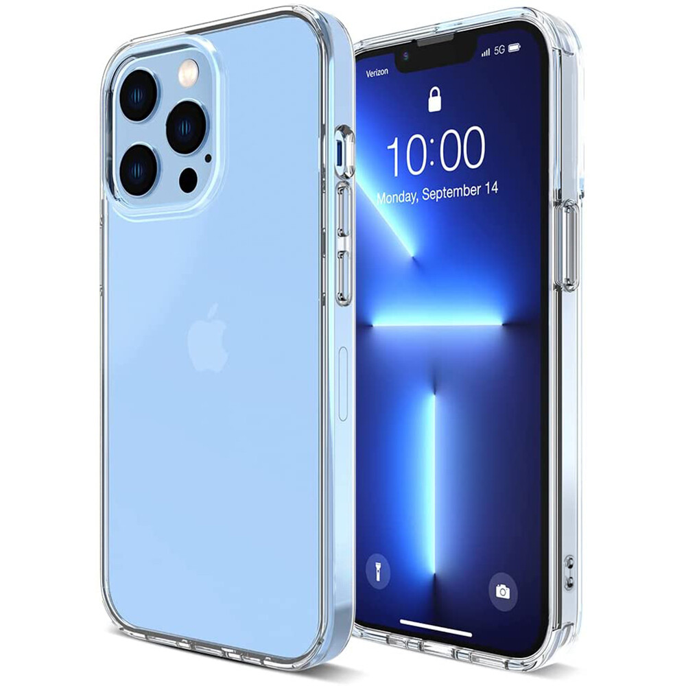 Case For iPhone 13 11 12 14 Pro Max Clear Silicone Soft Slim Shockproof Cover