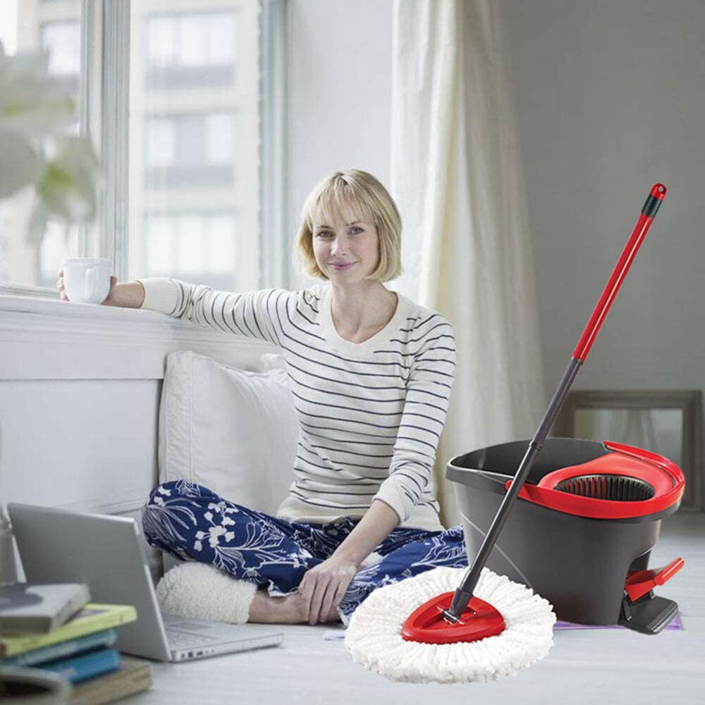 15x Replacement Microfiber Mop HEAD For O-Cedar Spin Mop Easy Clean Wring Refill