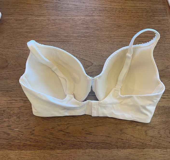 Victoria's Secret White Solid 38B Body By Victoria Lined Full Coverage Bra VS