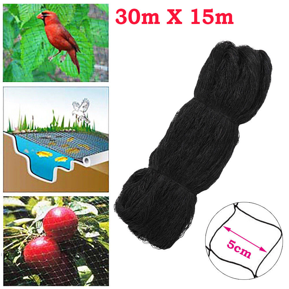 100'X50' Bird Netting For Bird Poultry Aviary Anti Bird Netting Game Pens Net US