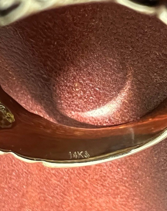 14k Yellow Gold Nugget Ring & 21.6 K Indian Head Coin Approximately 16-17 Grams!