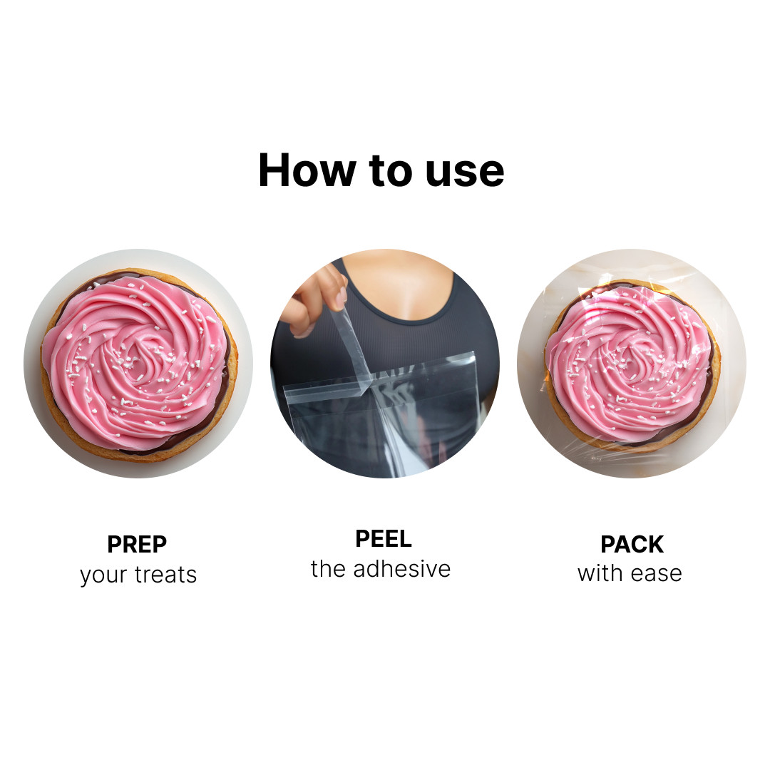 100 5x7 inch Clear Cello Resealable Bag Cellophane Plastic Packaging