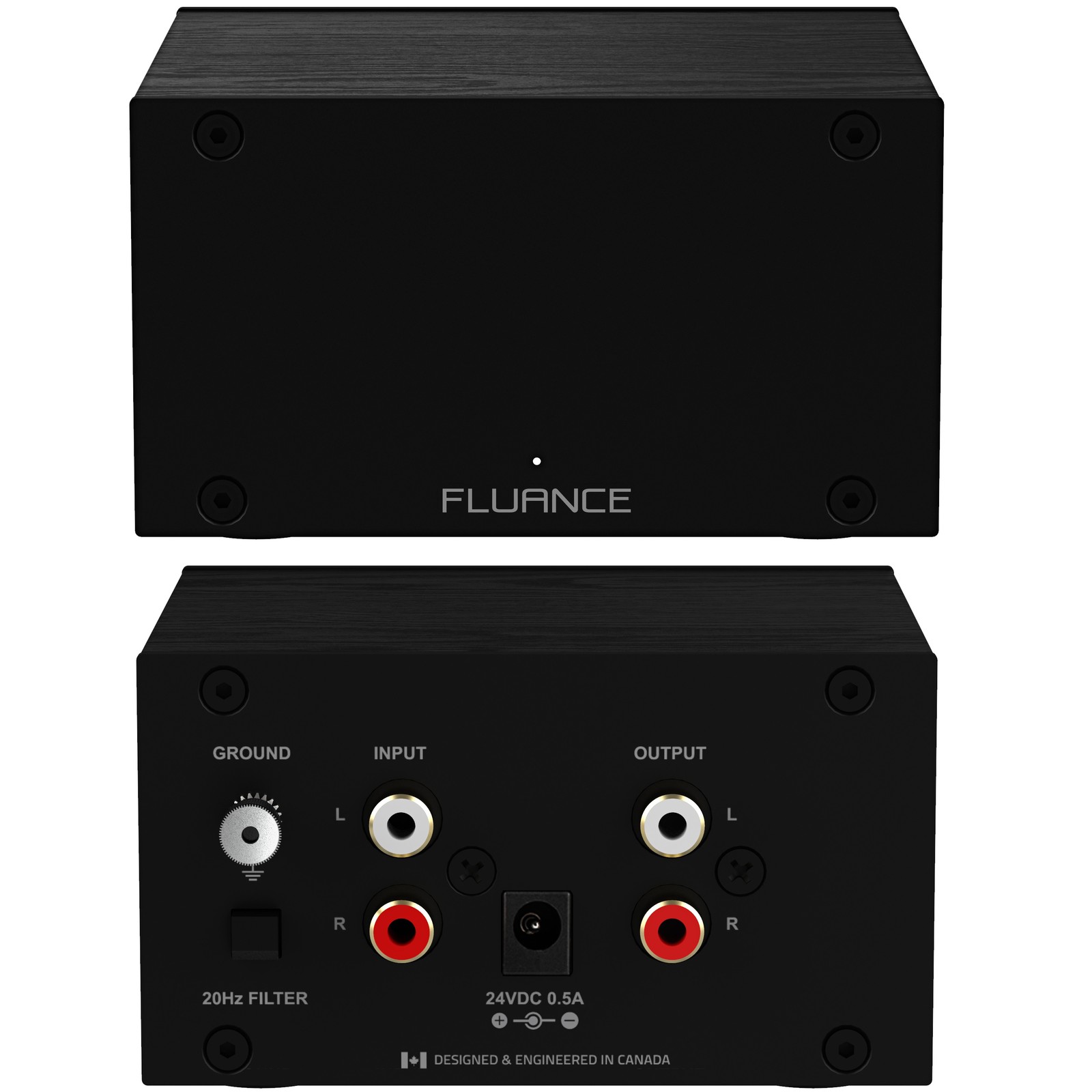 Fluance Phono Preamp with RIAA EQ for MM Turntables/Vinyl Record Players