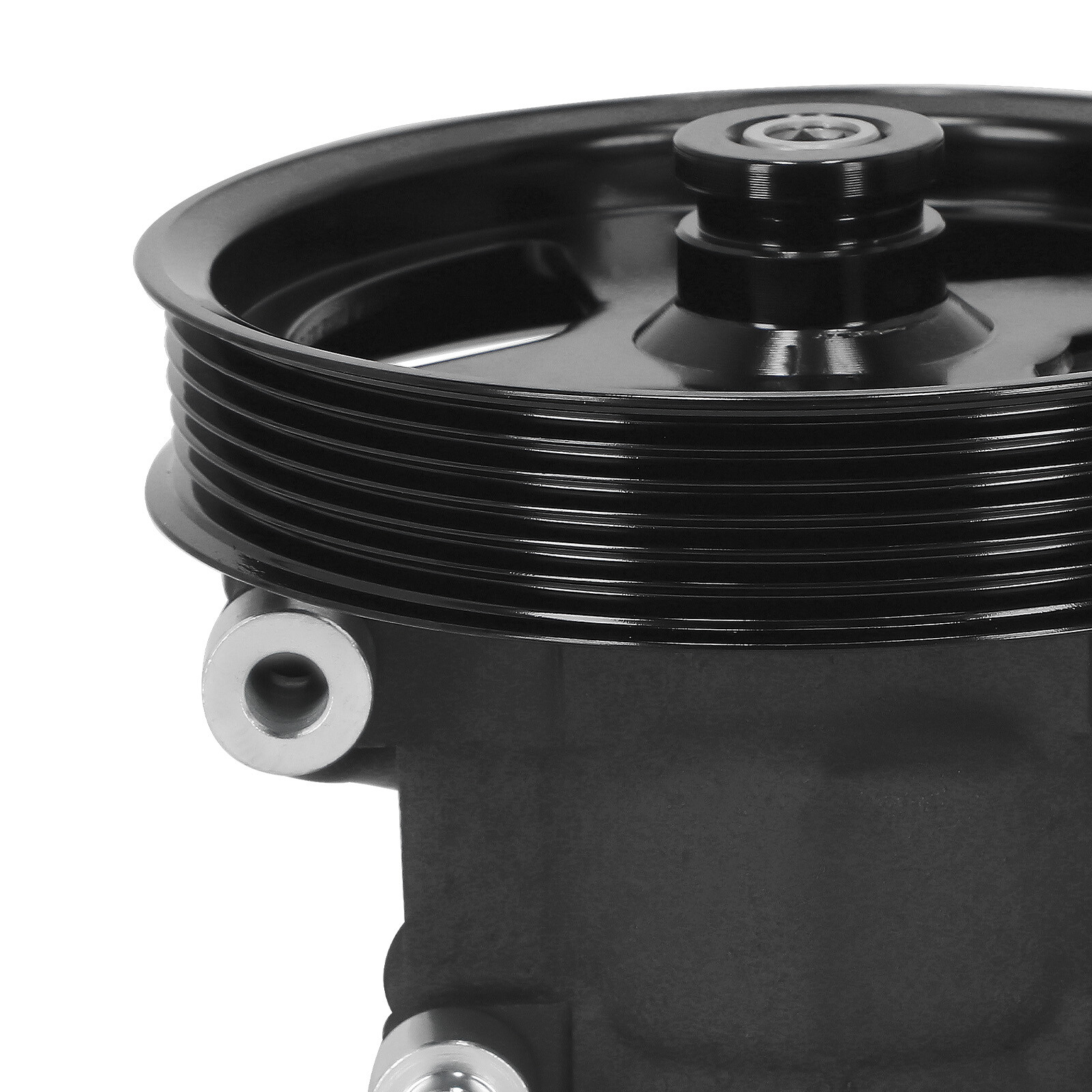 Power Steering Pump w/ Pulley For Ford F-150 2004 F-150 V8 4.6L 5.4L 2005-2008