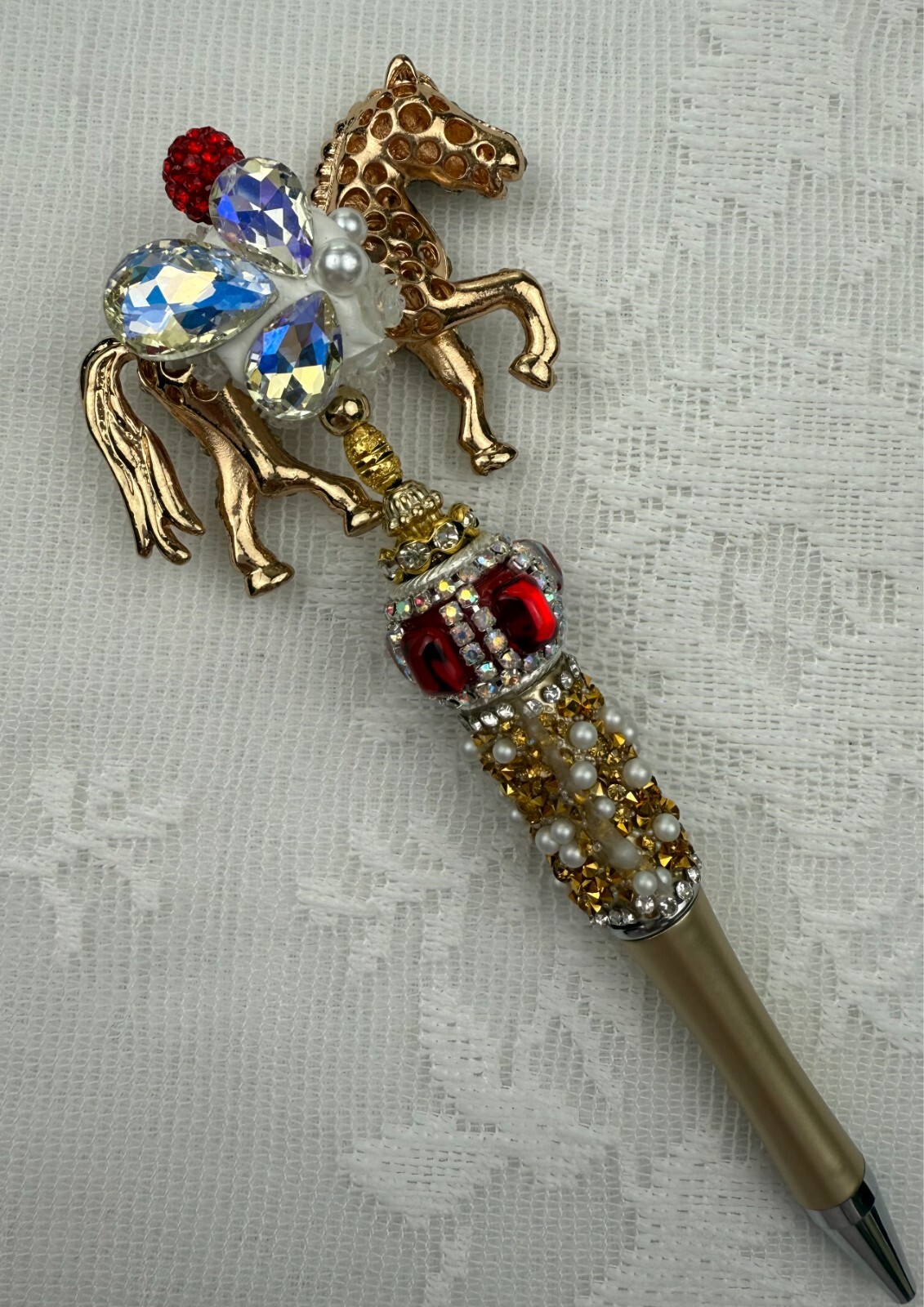 Custom beaded bling pens!! Luxury Inspired Gift.Basket filler. Journal. Collect!