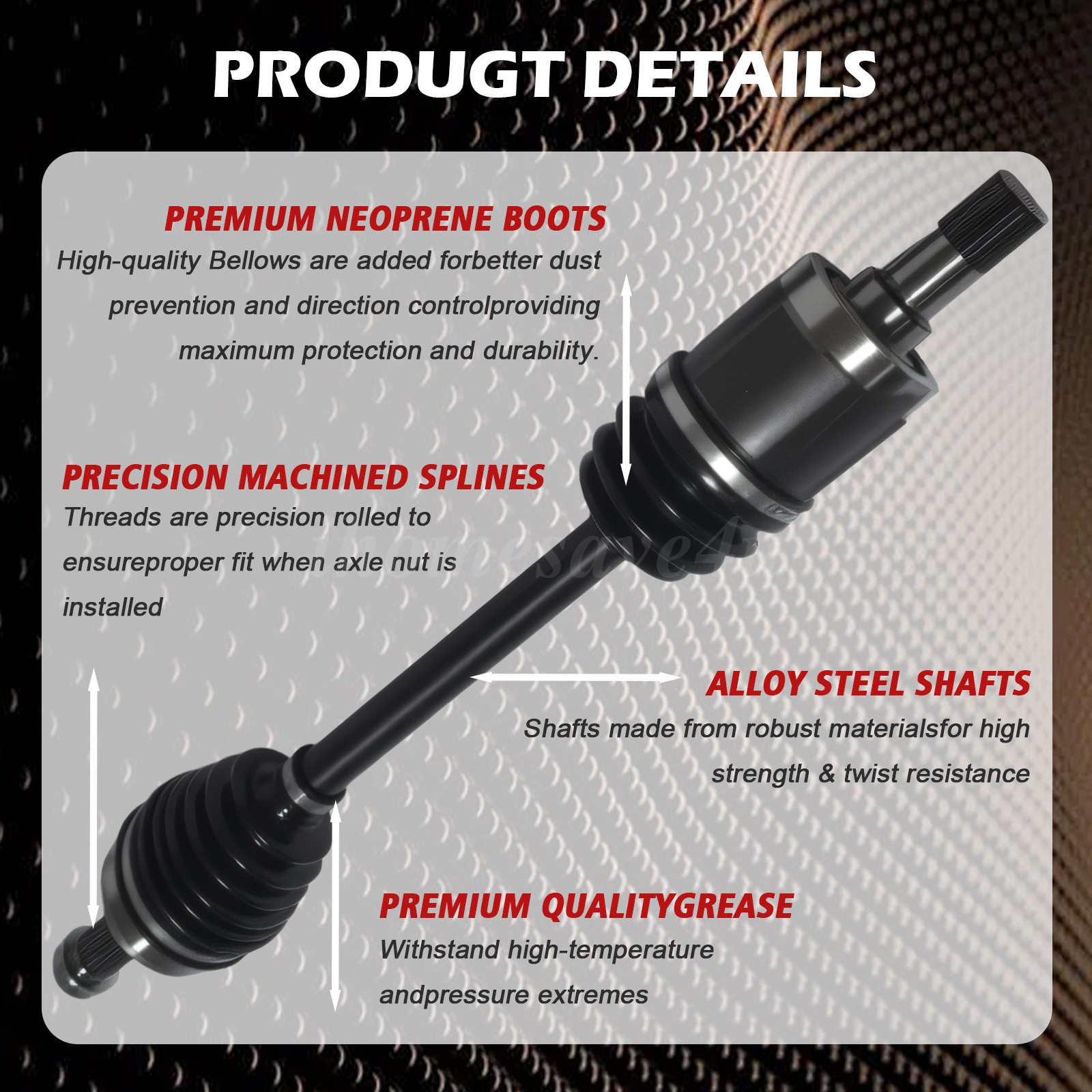 Pair Front CV Axle Shaft Set For 2006 2007 2008 2009 2010-2015 Honda Civic FWD