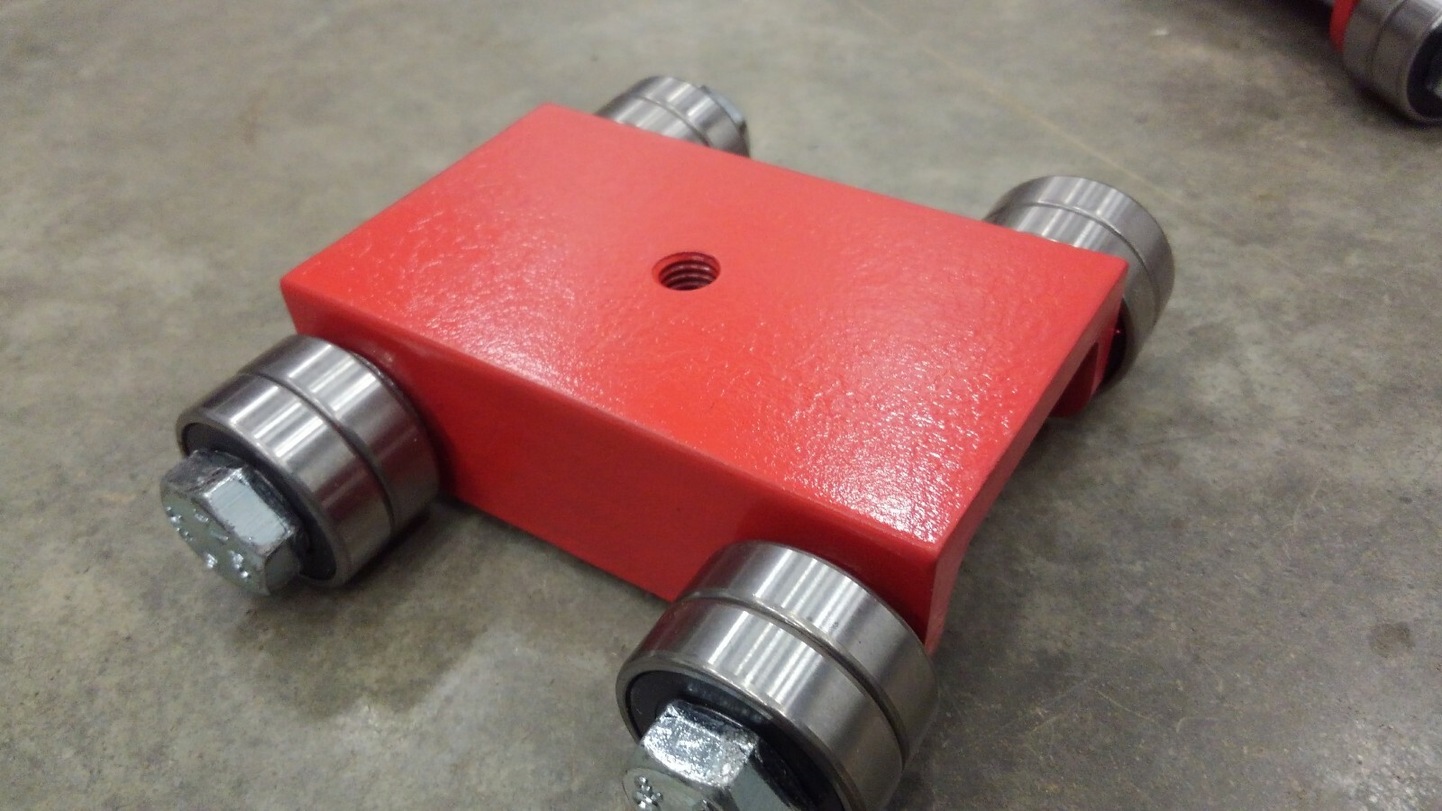 MADE IN USA 18,000lb Machine Moving Skate Dolly Roller Set (4)