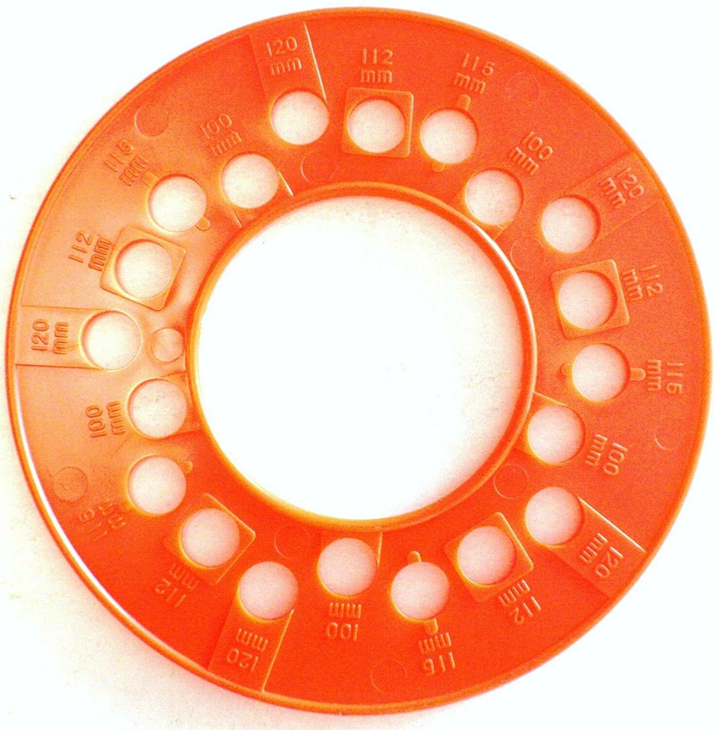 Set of WHEEL BOLT PATTERN TEMPLATE TOOLS Measure Guides American & Import 4 5 6