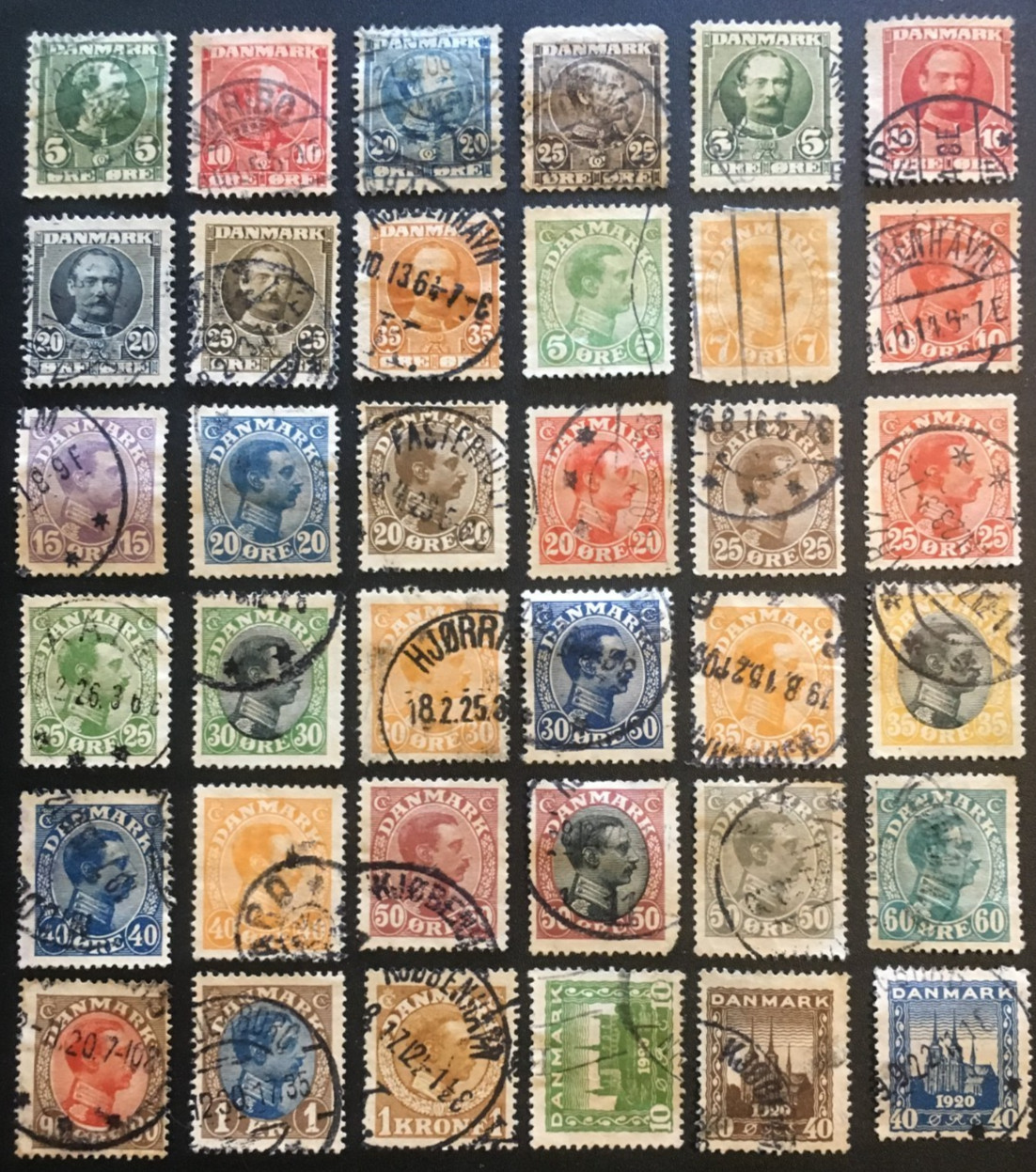 DENMARK COLLECTION OF OLD STAMPS LOT 4