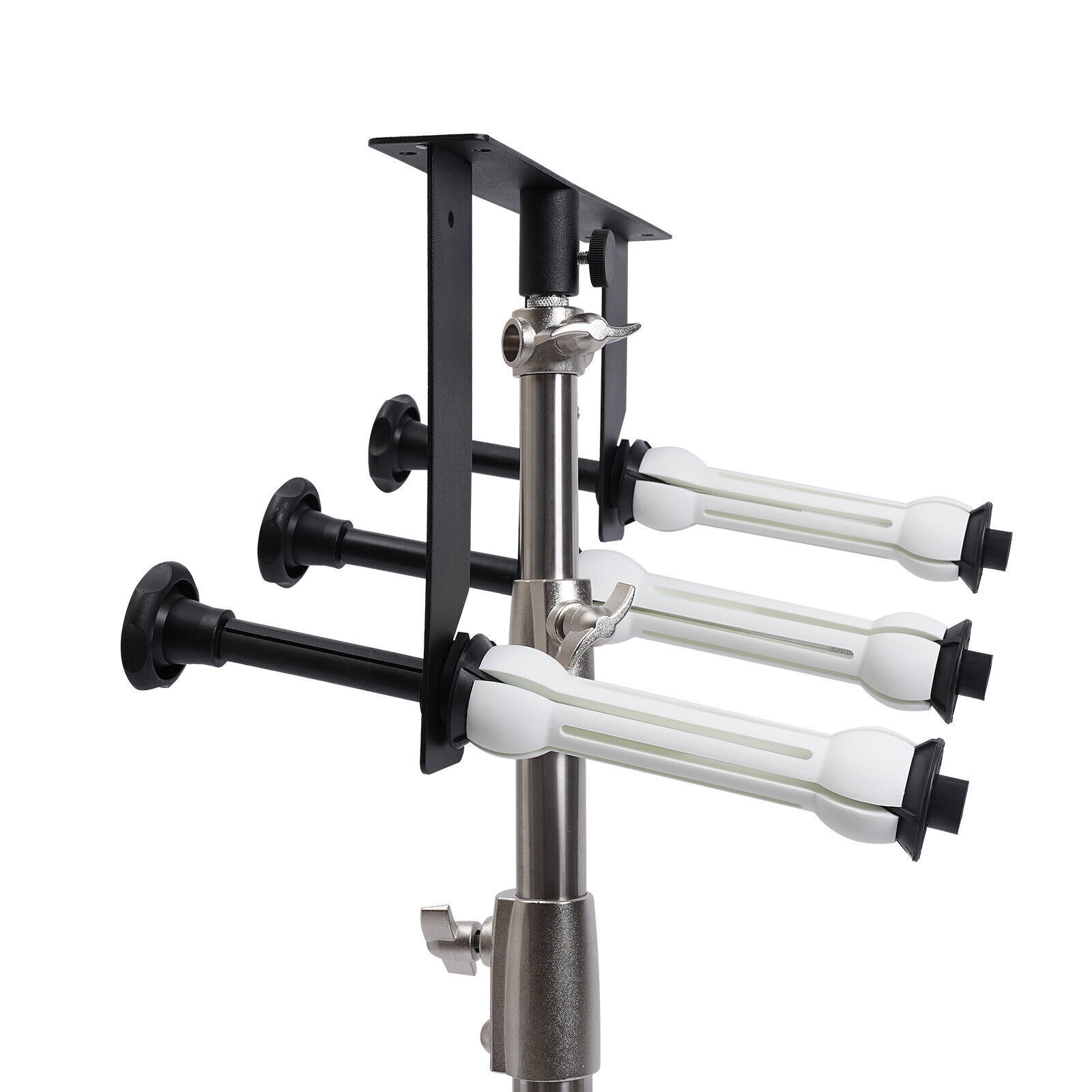 Motorized Electric Wall Mount Photo Background Support System 3 Roller w/ RC