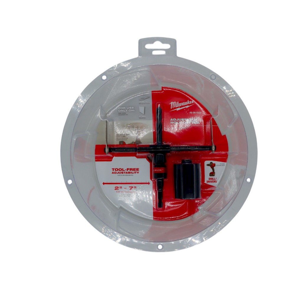 Milwaukee 49-56-0320 2-7in Adjustable Hole Cutter