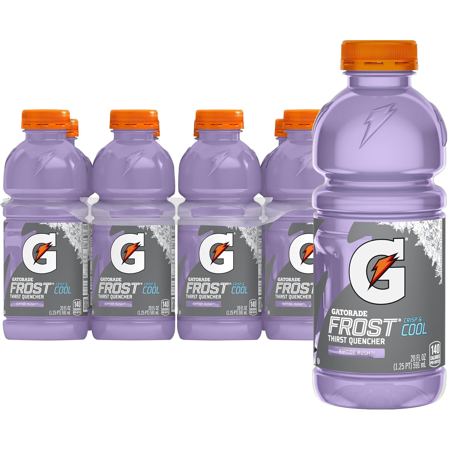 Gatorade Thirst Quencher Sports Drink 20oz Bottles, 8 Pack (Selet Flavor)