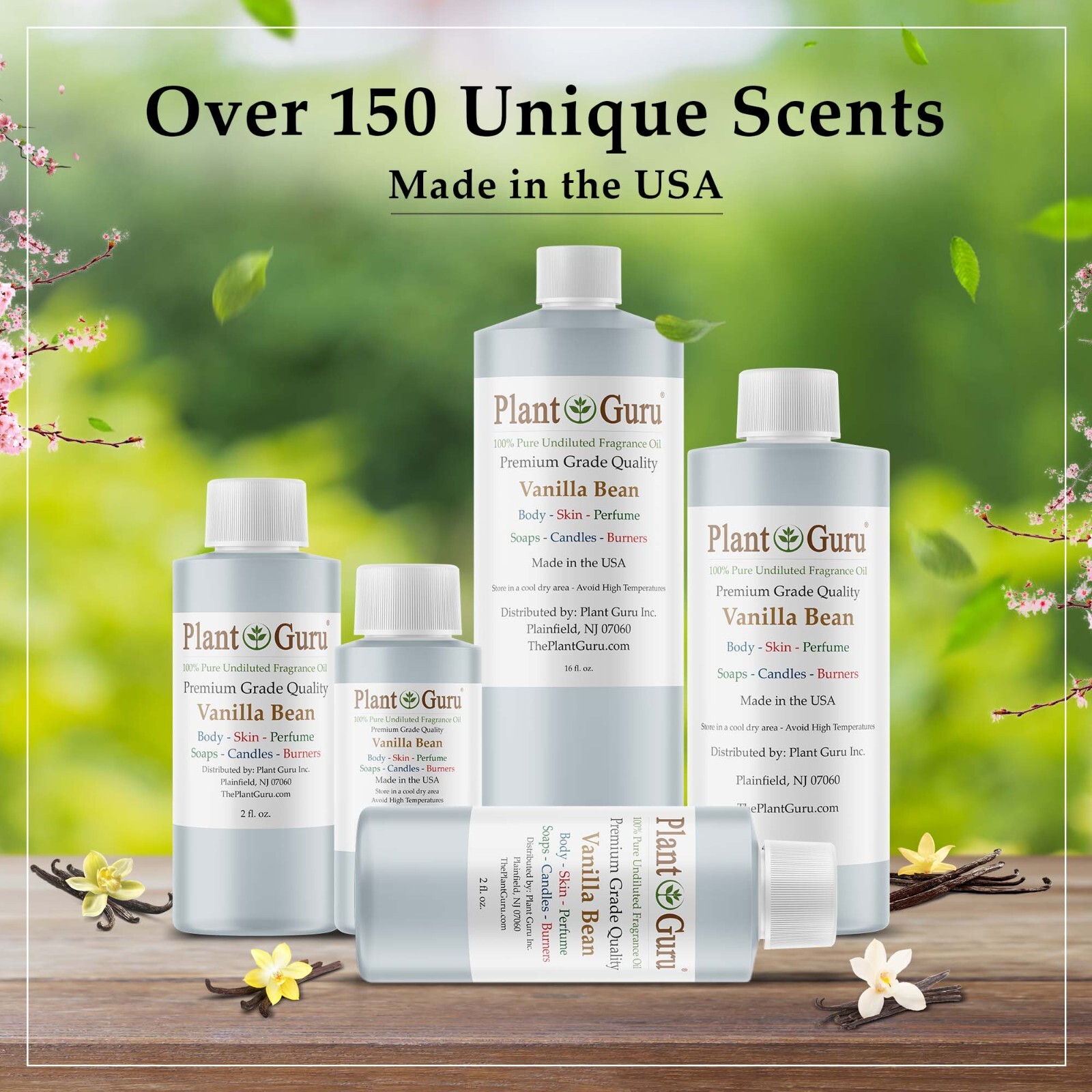 Vanilla Bean Fragrance Oil For Candle, Soap Making, Diffuser and Burners