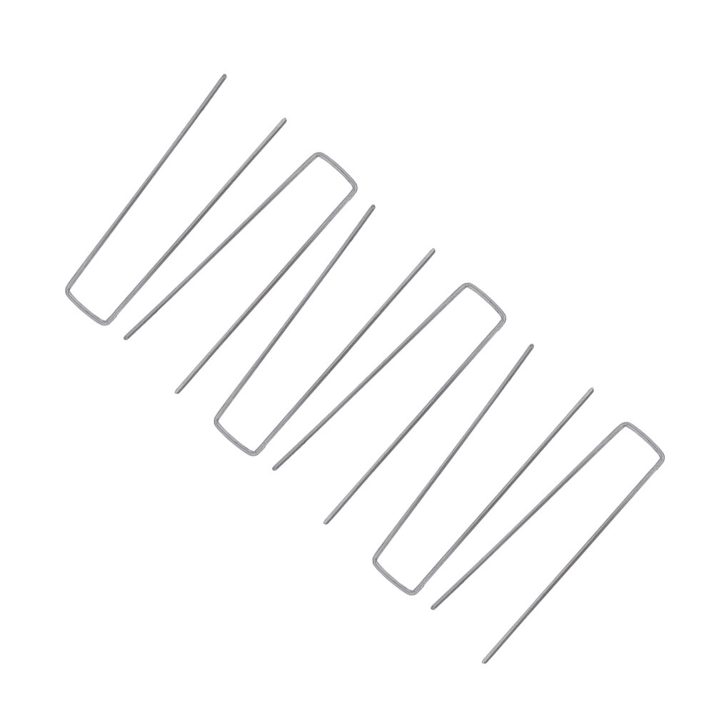 6" Garden Stakes 100/200/500/1000 Pack Landscape Staples Galvanized Sod Staples