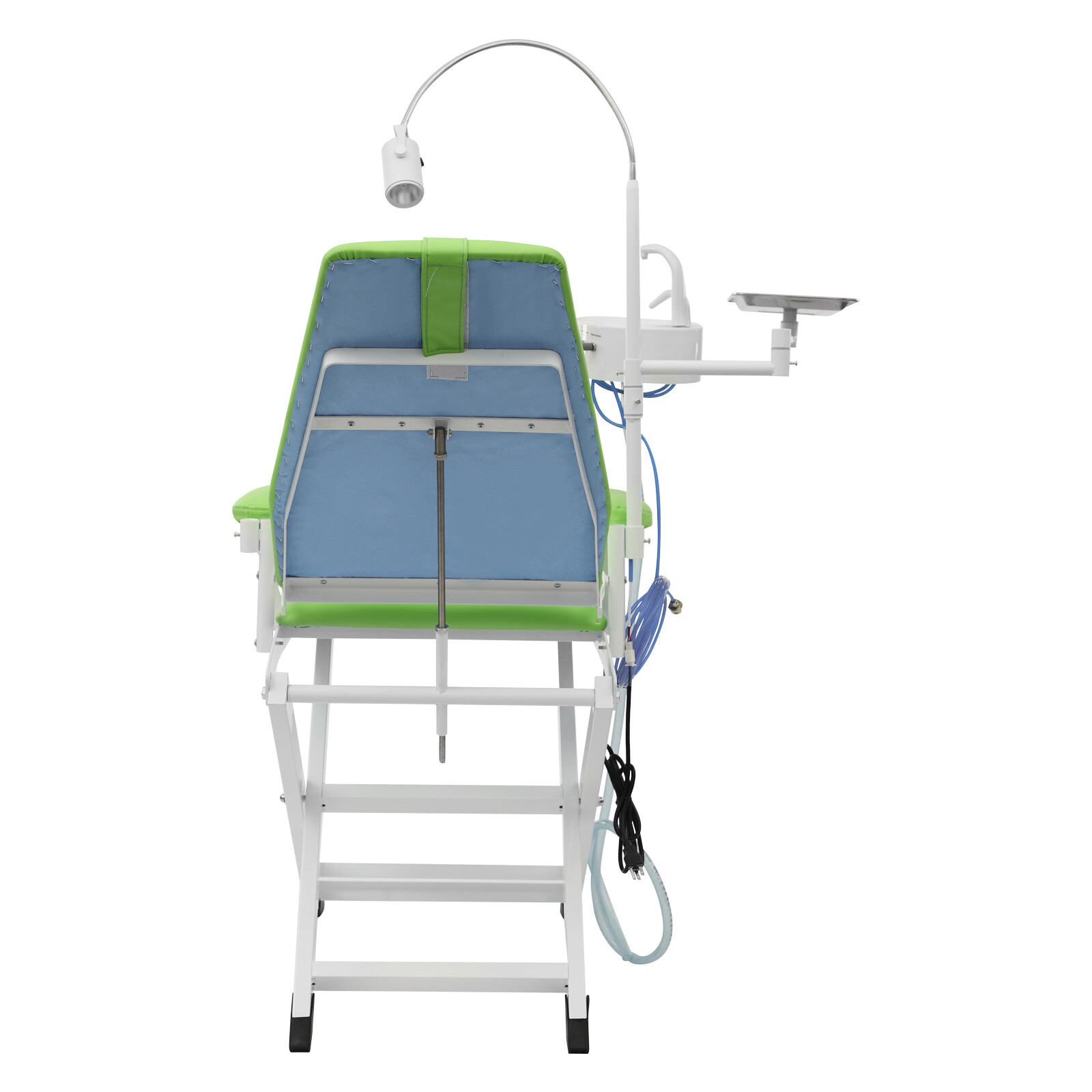 100kg Capacity Folding Mobile Chair LED Dental Chair Portable Dental Chair US