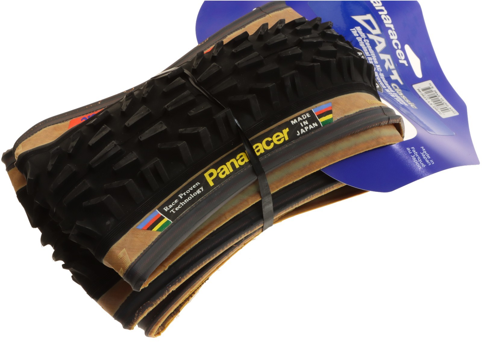 Panaracer Dart Classic Front MTB Folding Tire 26" x 2.10" Black/Brown Japan NEW