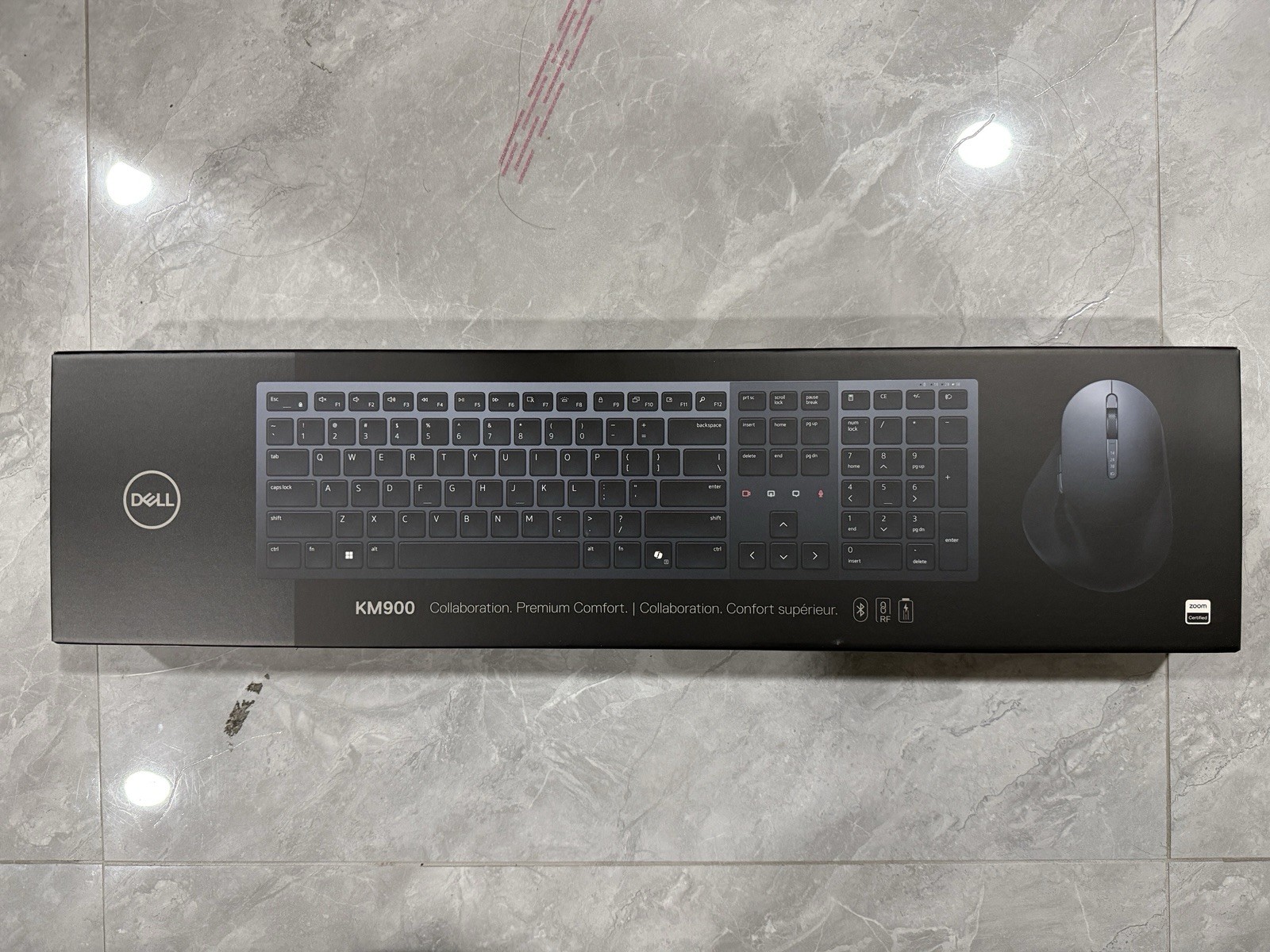 NEW SEALED KM900-GR-US Dell Premier Wireless Keyboard and Mouse Combo 09/2025