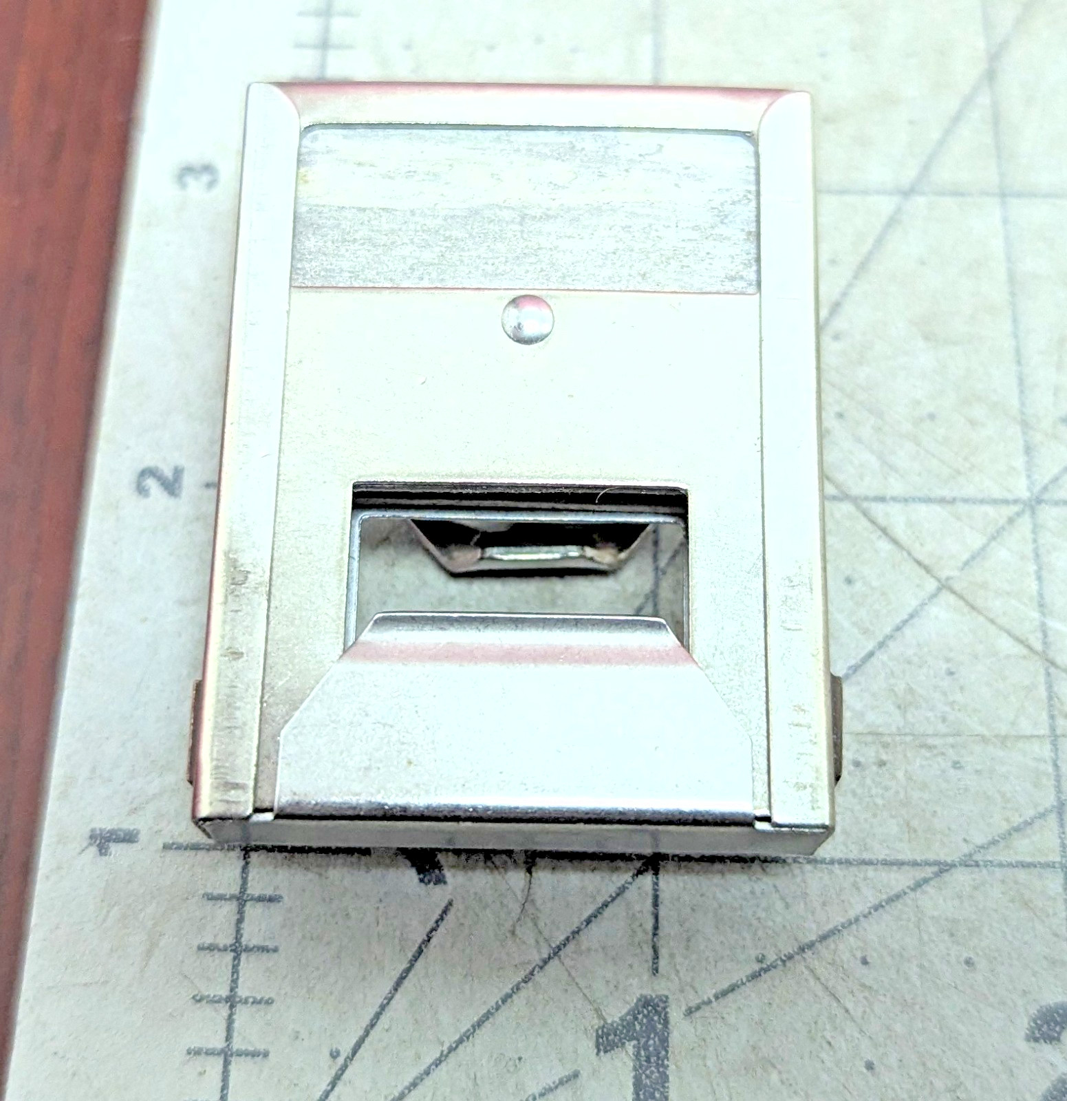 Vintage Radiation Film Badge Dosimeter Holder Military Issue Boxed [B6B3]