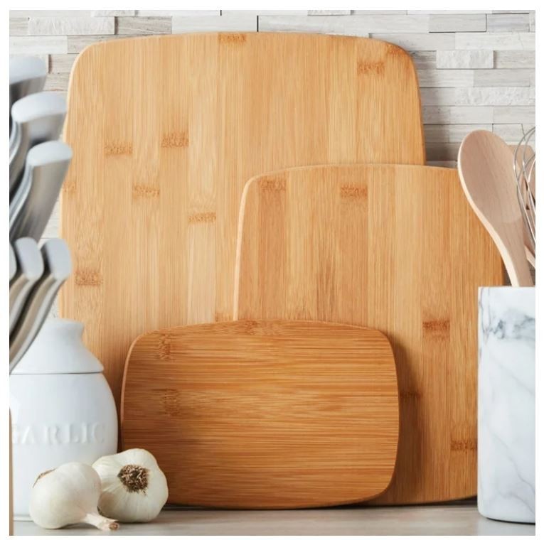 Farberware Classic 3-Piece Bamboo Cutting Board Set