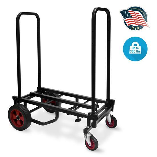 Pyle Heavy Duty Compact Folding Adjustable Hand Truck/Dolly/Platform Cart PKEQ38
