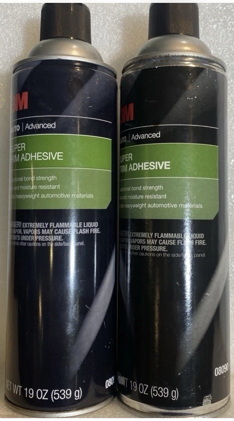 3M 08090 Super Yellow Trim Adhesive, 19oz 2 Pack (2)