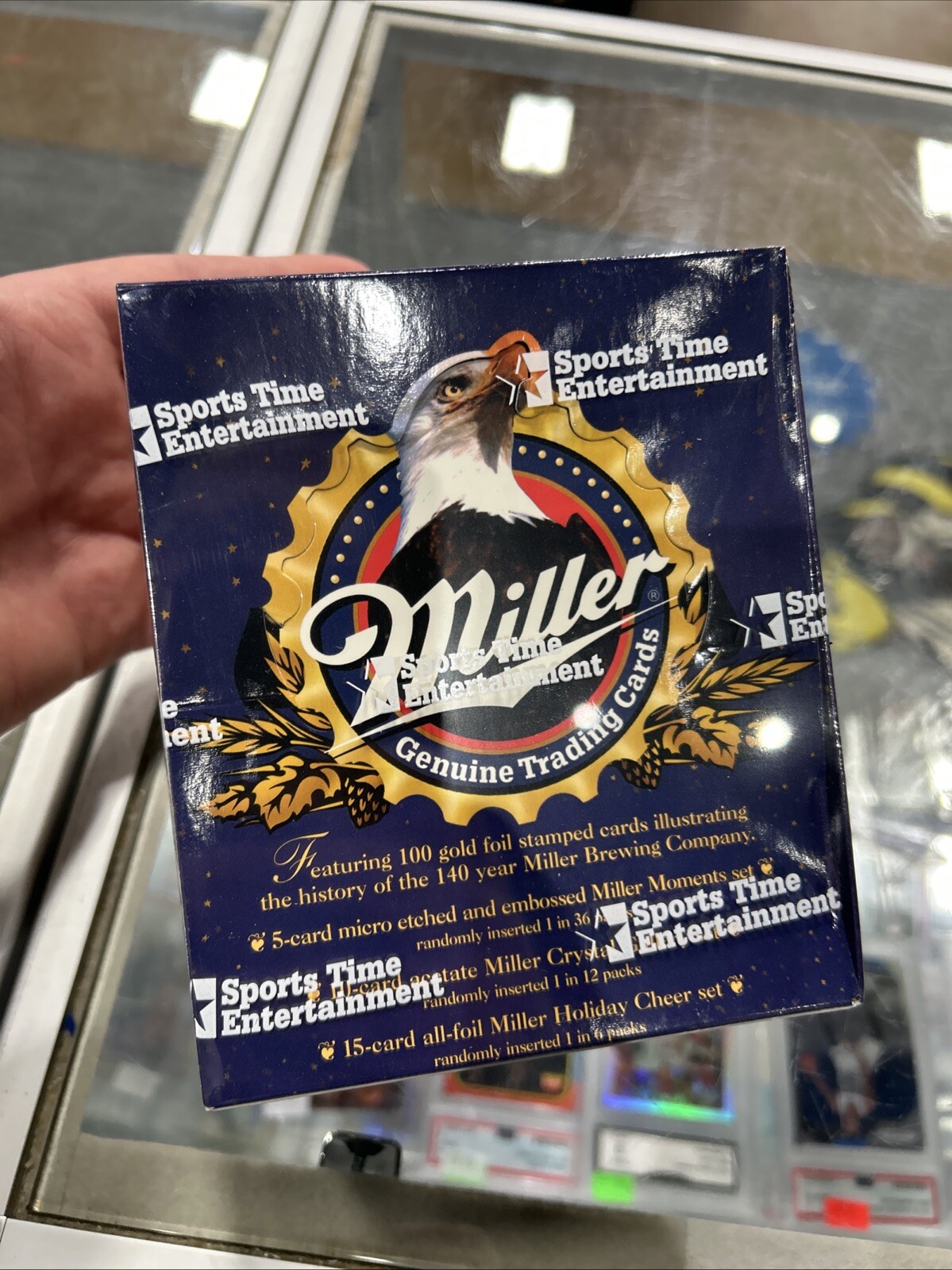 1995 Sportstime Miller Genuine Brewing Trading Cards X8 Box Factory Sealed Lot!