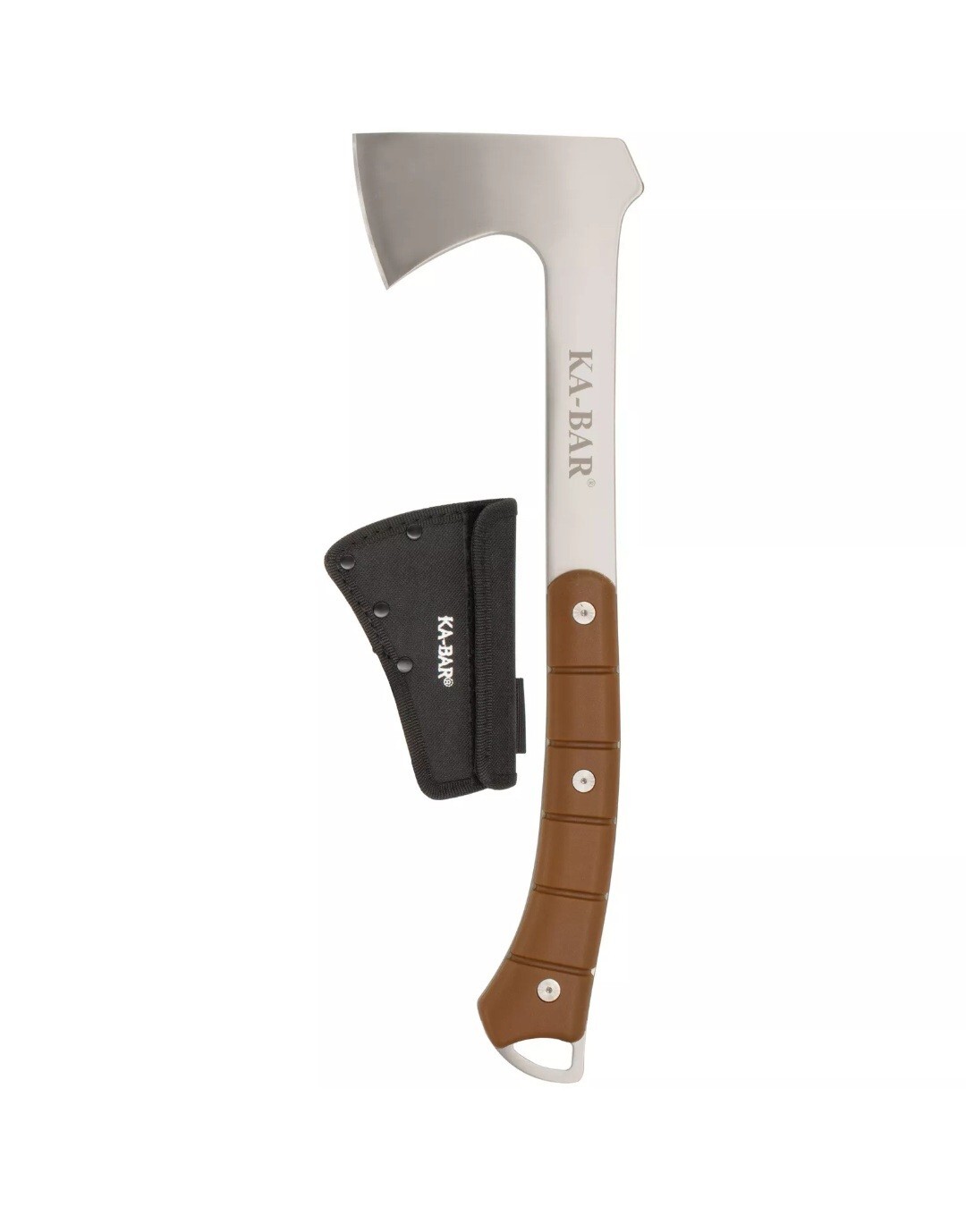 1 x KA-BAR Hawk Hatchet 4.75" Blade with Sheath - Coyote Brown - BRAND NEW KABAR