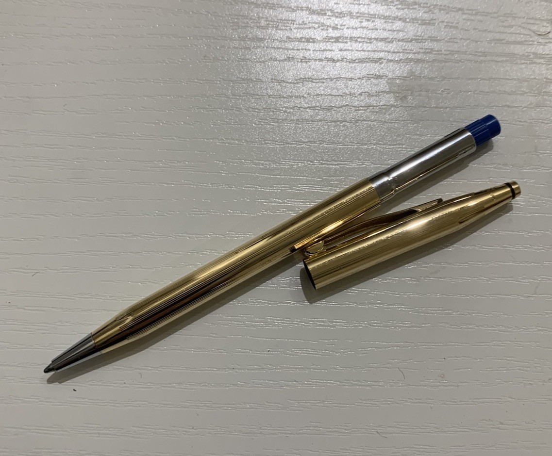 Cross 18k Gold Filled Ballpoint Pen New Old Stock