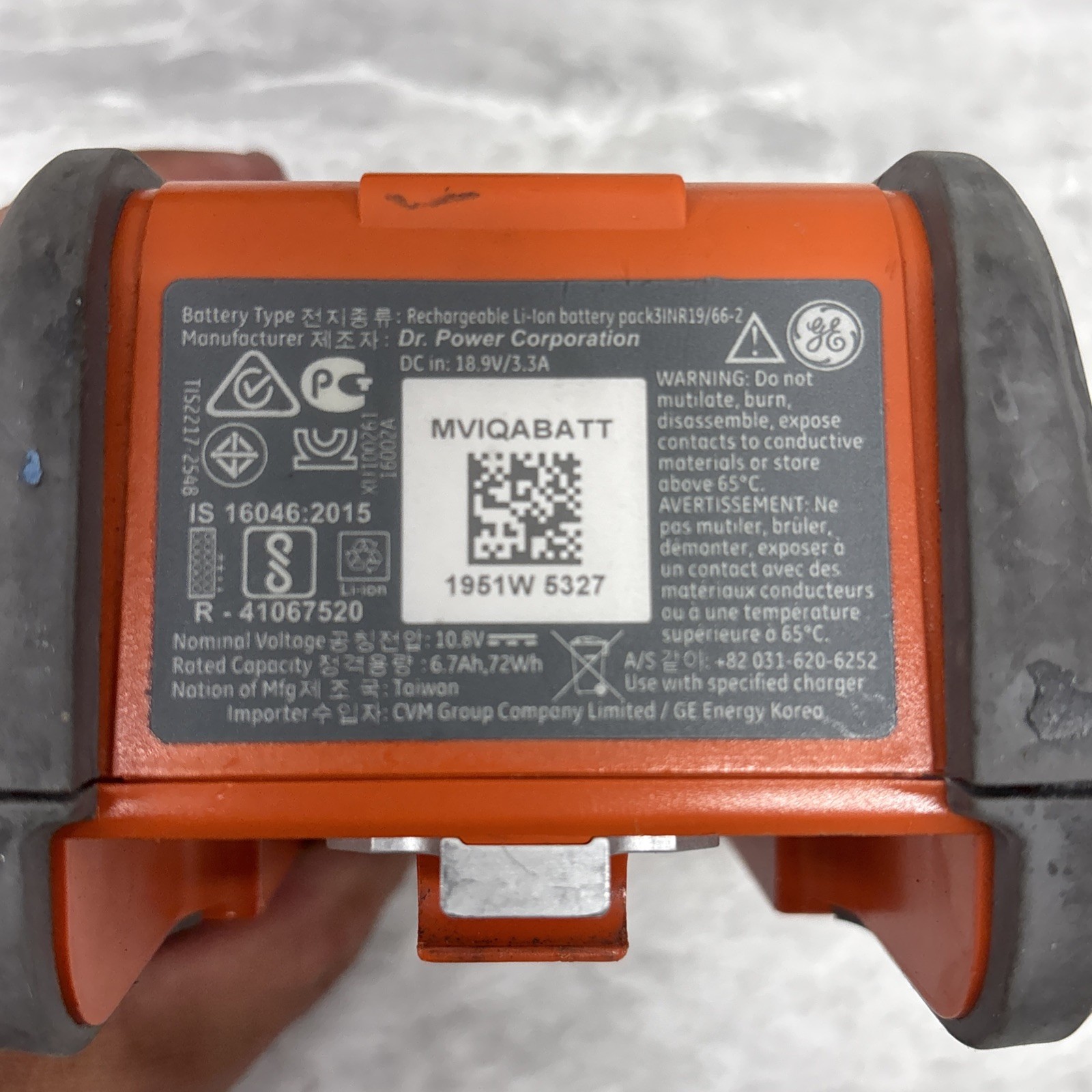 GE Inspections Mentor Visual IQ w/4mm x 3 Meter Probe Borescope in Rolling Case