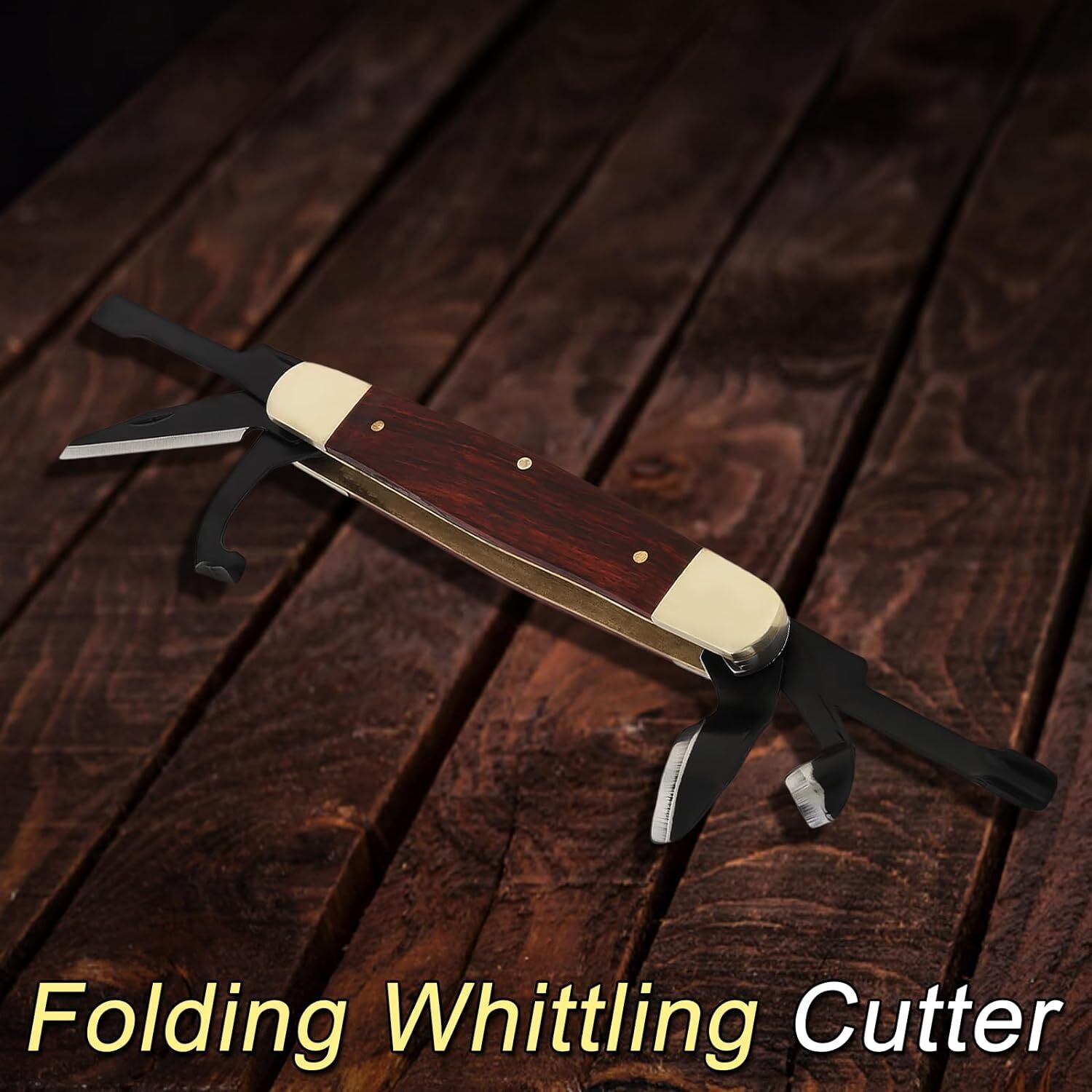 6-IN-1 Folding Cutter Carving Knife Tool Portable Handed Carving for Woodworking