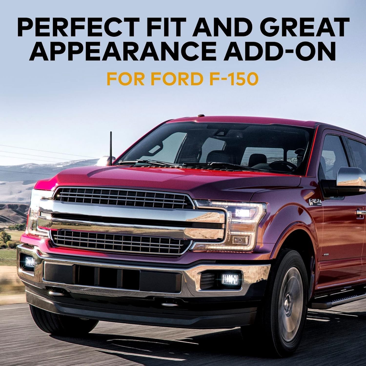 Ford F150 Antenna Mast 6.75" Durable Black Replacement FM AM Radio (2009-2025)