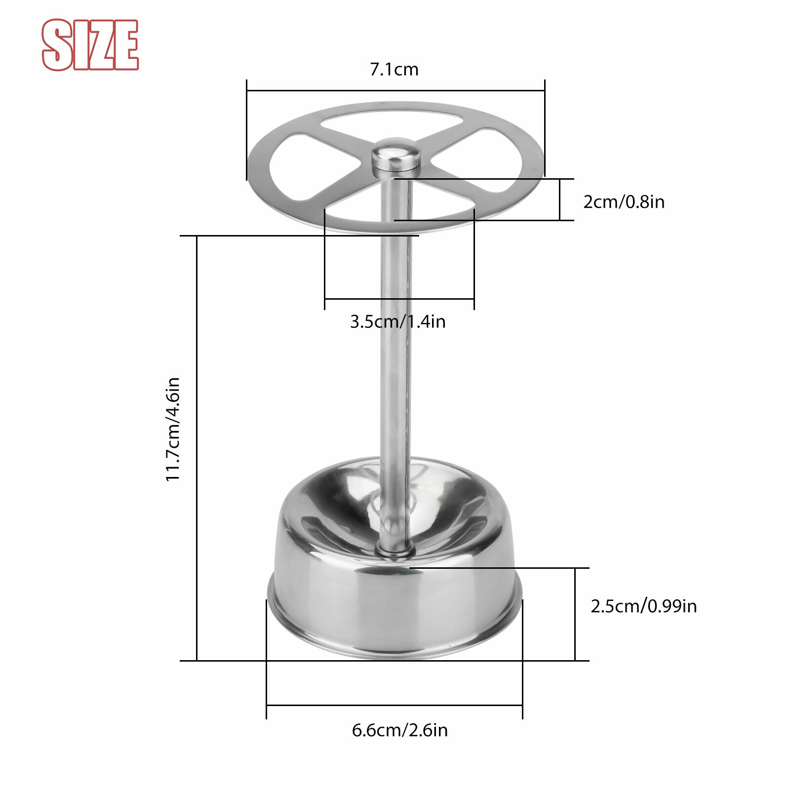 Stainless Steel Toothbrush Holder Toothpaste Stand Rack Bathroom Kitchen 4 Slots