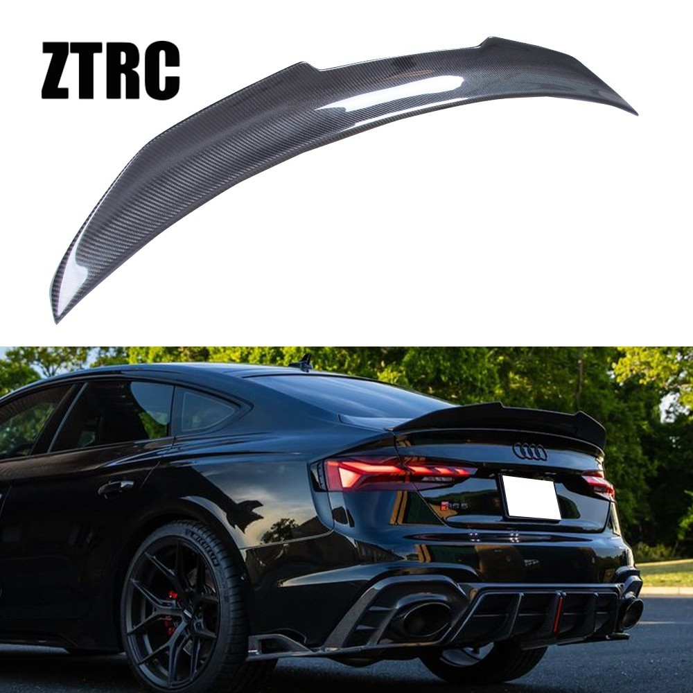 Carbon Fiber Trunk Wing Spoiler For AUDI A5 S5 RS5 B9 B9.5 Sportback 2017-2025
