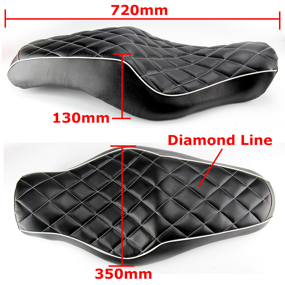 Motorcycle Driver Passenger Two Up Seat For Harley Iron 1200 883 48 Sportster XL