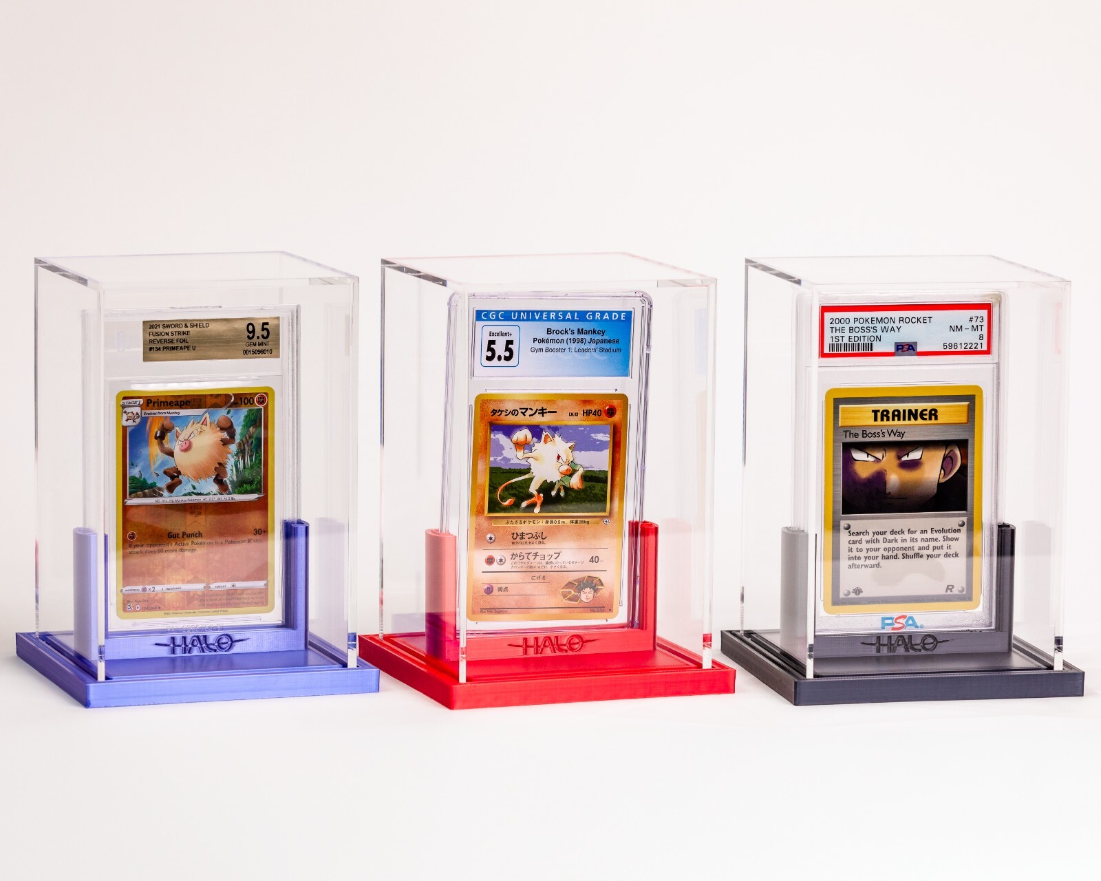 Graded Card Display Case | Fits PSA, BGS, CGC, & Top Loaders | 99% UV Protection