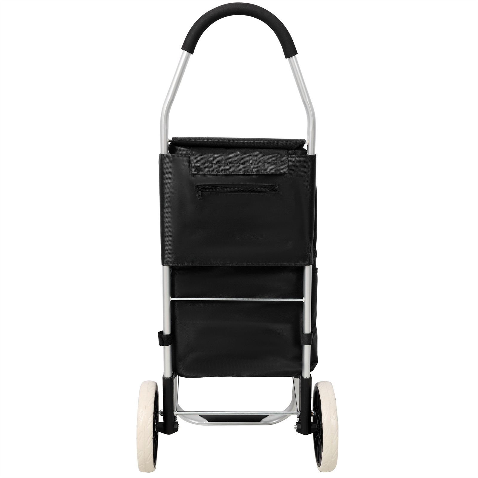 Trolley Dolly Foldable Shopping Cart for Groceries with Wheels and Removable Bag