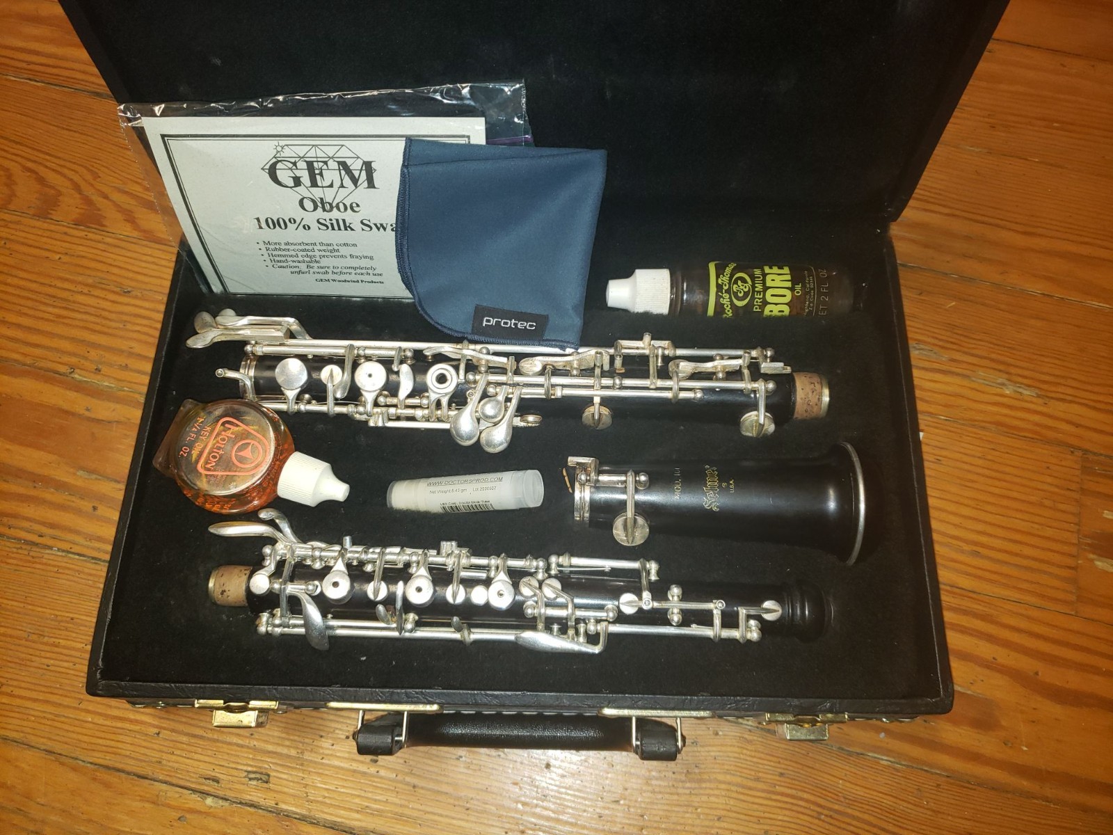 Selmer 101 Wood Intermediate Oboe! Left F, Low Bb, Split D/D#, Just Overhauled!