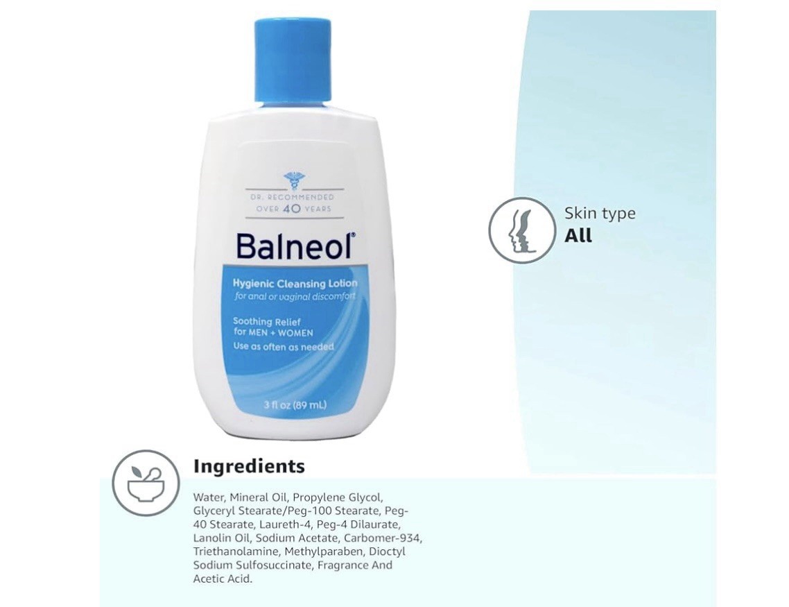 Balneol Hygienic Cleansing Lotion - 3 oz 2026+