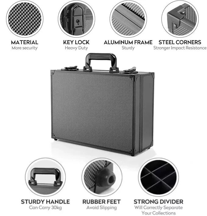 Toploader Trading Sports Cards Graded Card Case Storage Box for 600+ 35PT 3"x4"