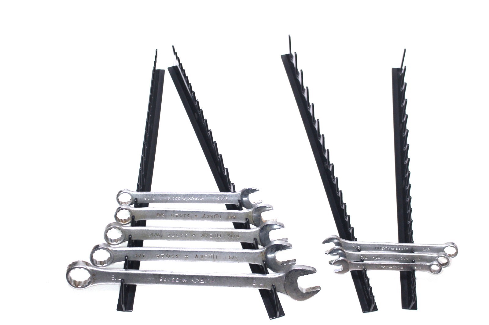 Wrench Holder Rail Set Holds 40 Tools Hand Storage Wrench Organizer