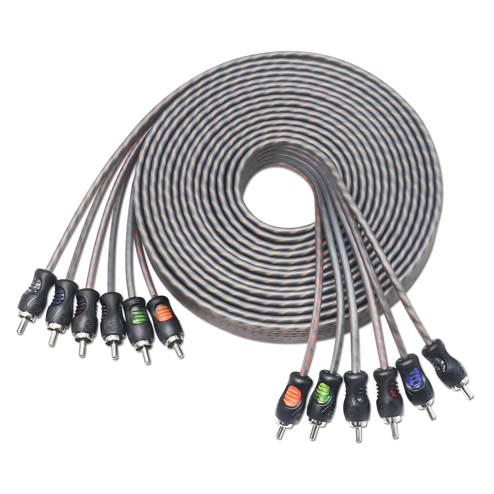 Recoil RCI620 99.99% Oxygen Free Copper 20ft 6-Channel RCA Audio Cable