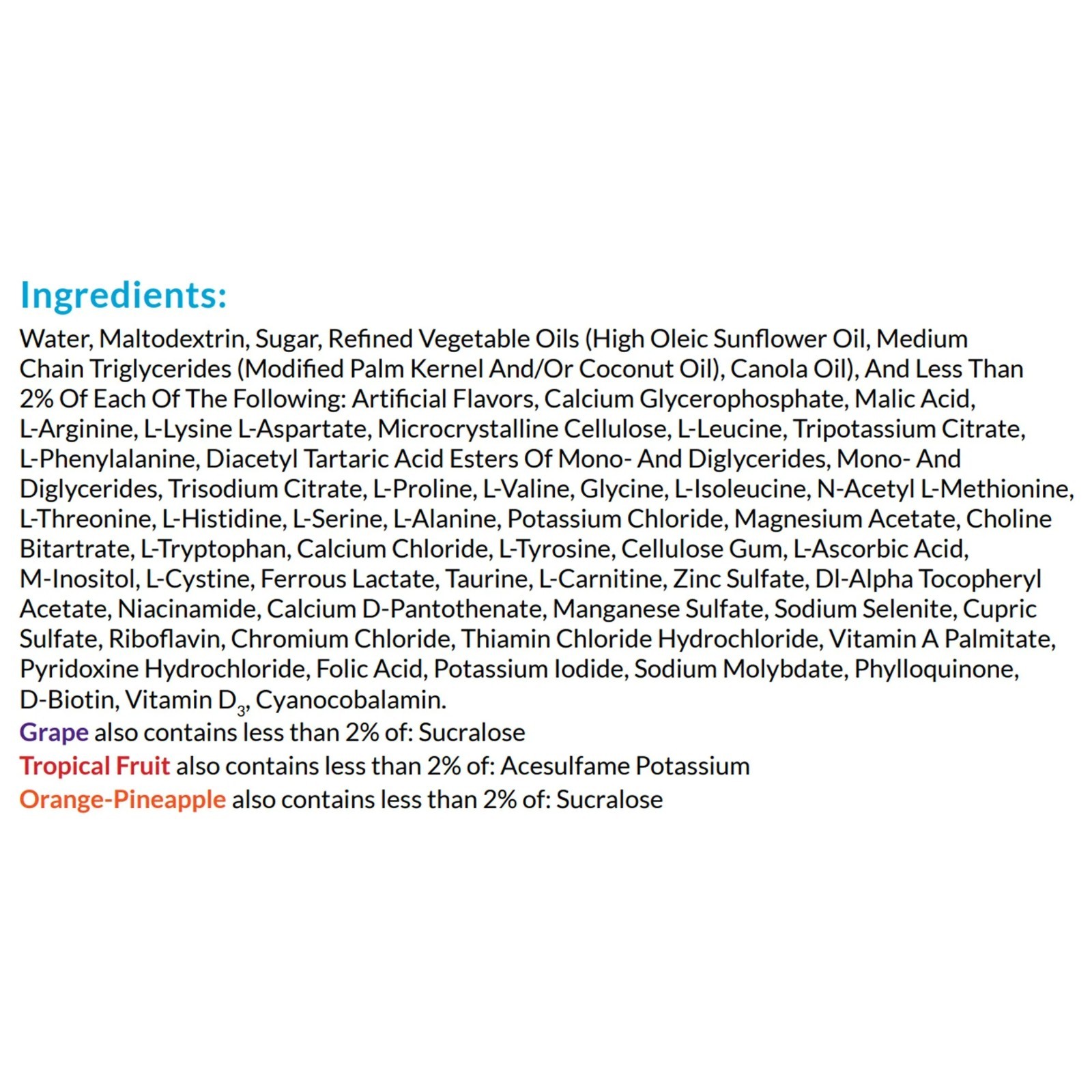 Neocate Splash drink grape one case of 27 Calories supplement new, Exp- Oct 2026