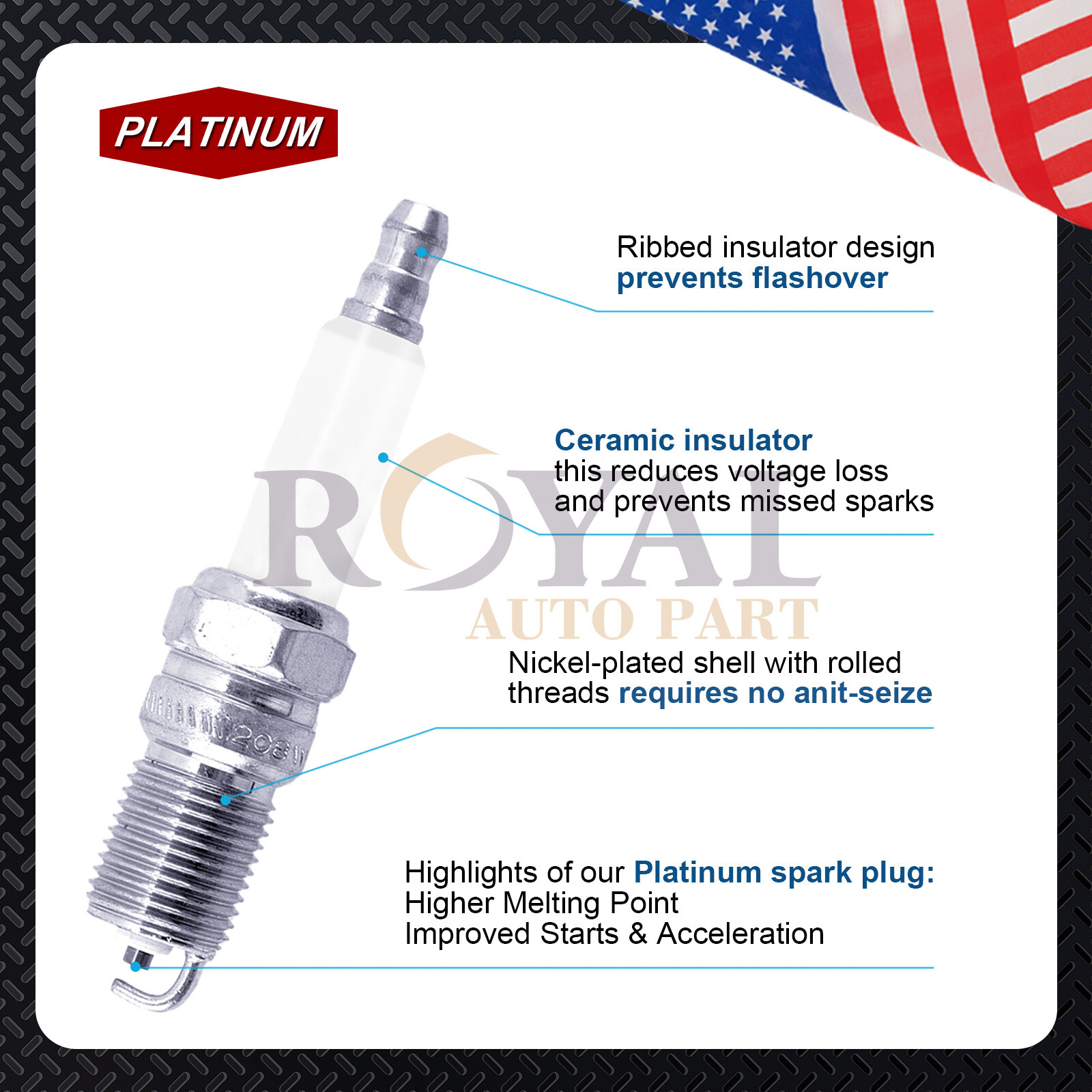 GM02 Distributor & ACDelco Spark Plugs & Wires for 96-05 Chevy GMC Truck 4.3L