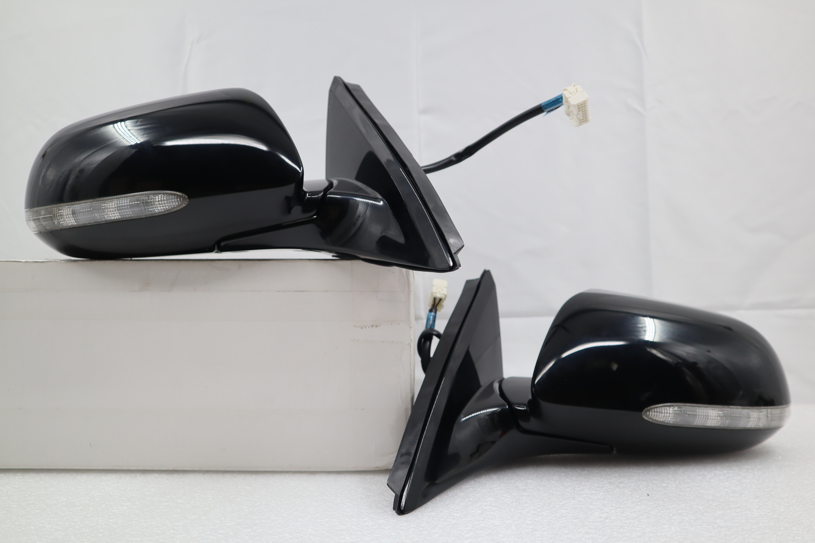 NEW Manual Folding Mirrors Cornering Lights Black For HONDA ACCORD~2003-2007~UC1