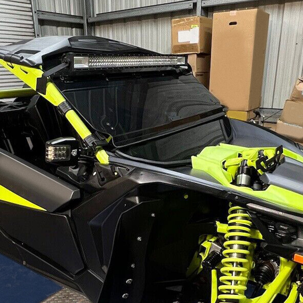 3-IN-1 Flip Tinted Polycarbonate Windshield For Can-Am Maverick X3 (64" or 72")
