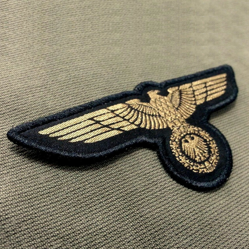 German Eagle Patch Gold Patch