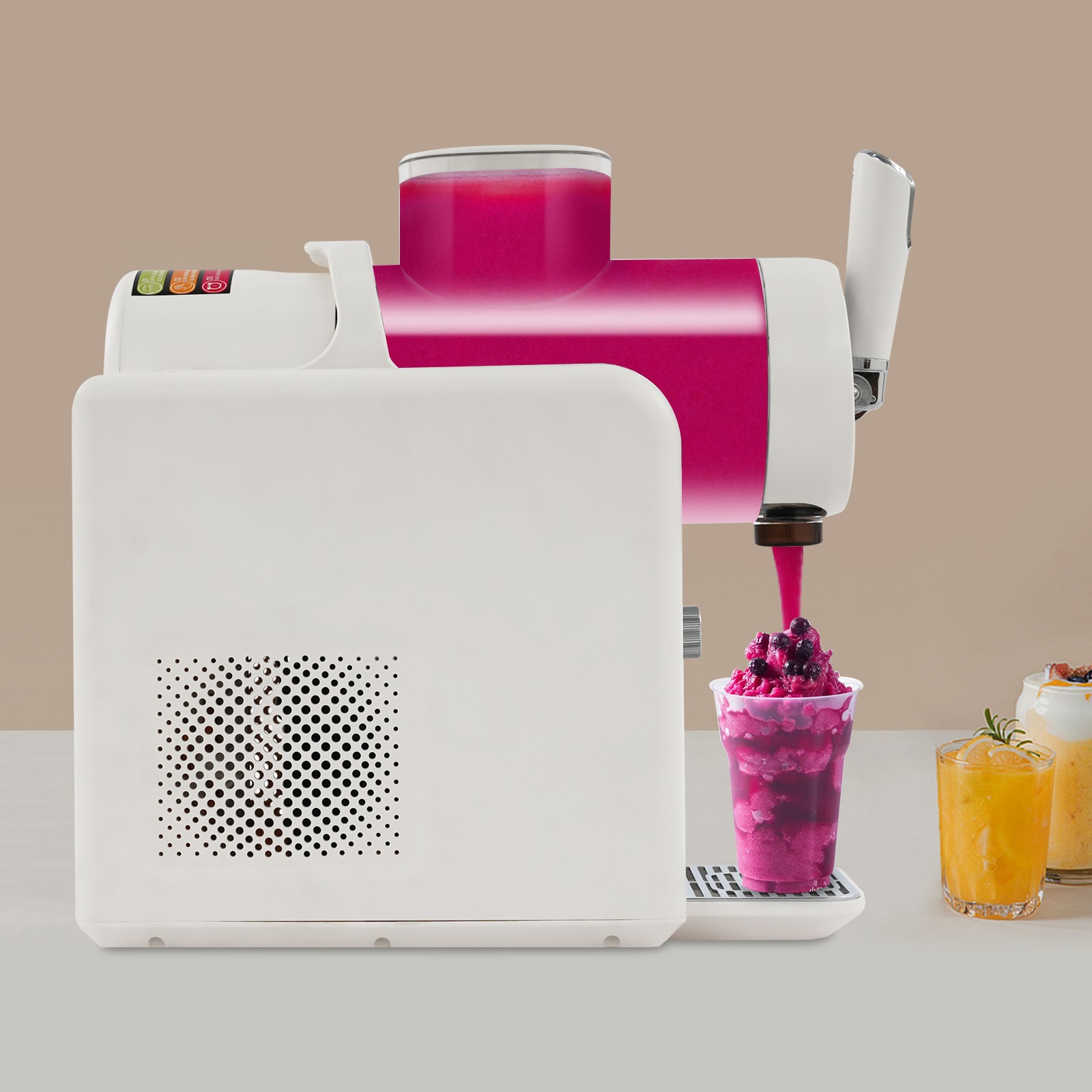 1.8L/0.48 Gallon Shaved Ice Machine Frozen Drink Machine Electric Tabletop 185W